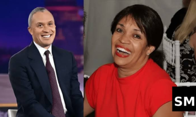 Two people seated, different backgrounds.