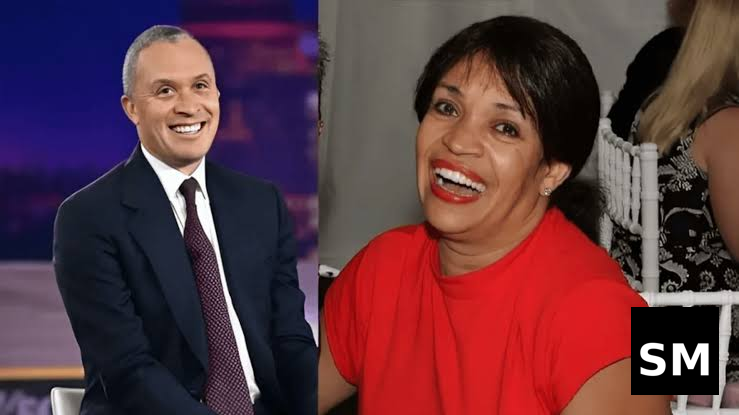 Two people seated, different backgrounds.